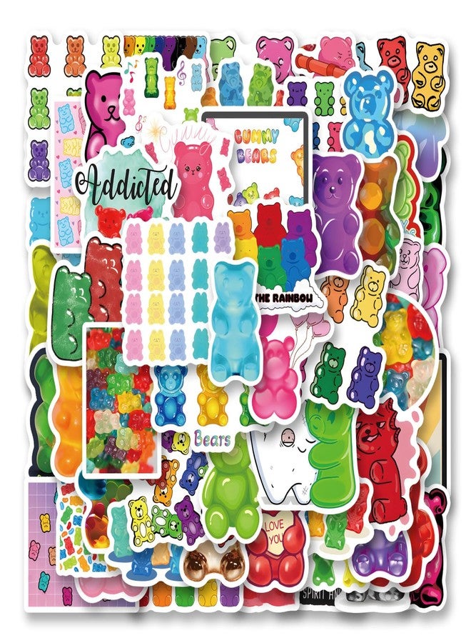 YEESACG 63Pcs Candy Sticker Kawaii Waterproof Pack | Aesthetics Vsco Funny Cool Deacls Graffiti Stickers Vinyl for Water Bottle Skateboard Luggage Laptop - Image 2